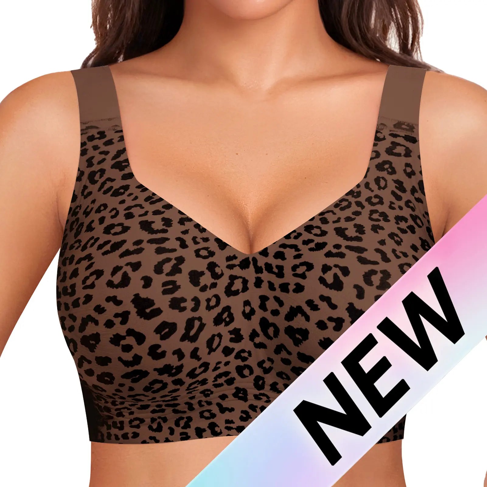 OEAK Women Jelly Bras Wirefree Full Coverage No Underwire Everyday Bras Comfortable Wireless Padded Tshirt Bra #Summervibes