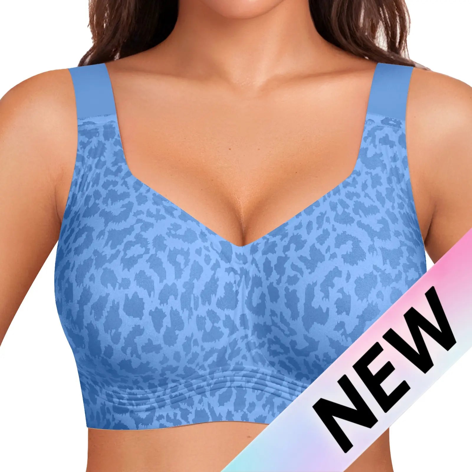 OEAK Women Jelly Bras Wirefree Full Coverage No Underwire Everyday Bras Comfortable Wireless Padded Tshirt Bra #Summervibes