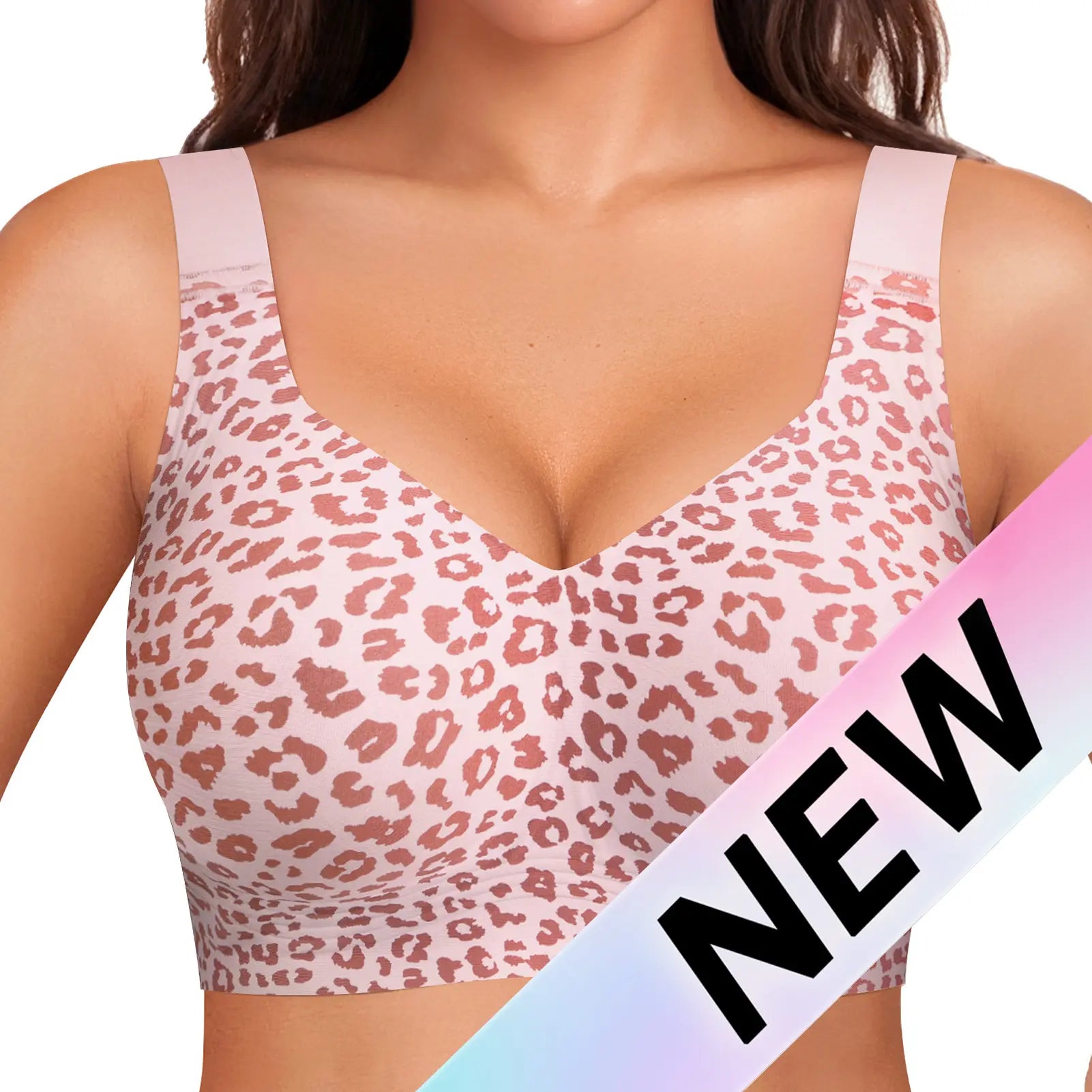 OEAK Women Jelly Bras Wirefree Full Coverage No Underwire Everyday Bras Comfortable Wireless Padded Tshirt Bra #Summervibes