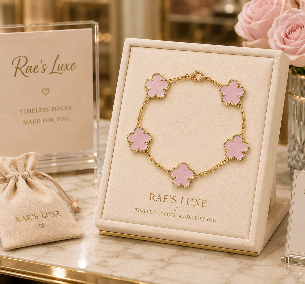 Luxe Clover Braclet