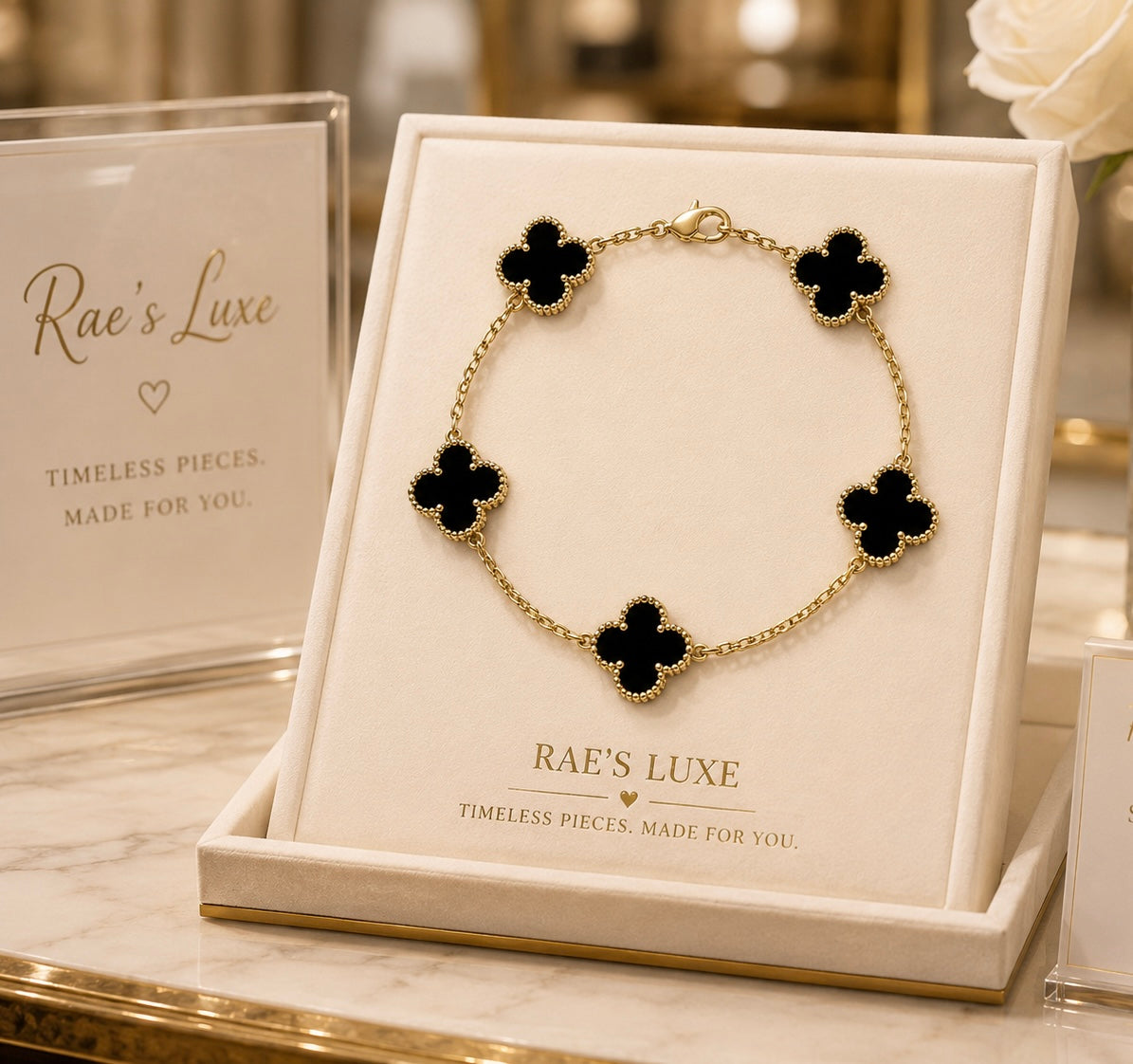Luxe Clover Braclet