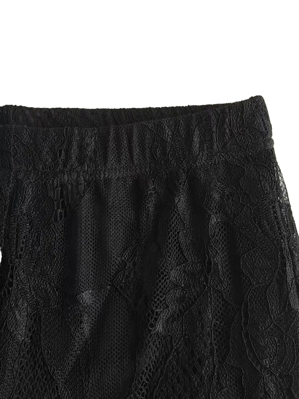 Women'S Tight-Fitting Lace Floral Sexy Bell Bottom Leg Pants, Stylish and Comfortable Elastic High Waist Design, Perfect for Casual and Party Wear Womenswear