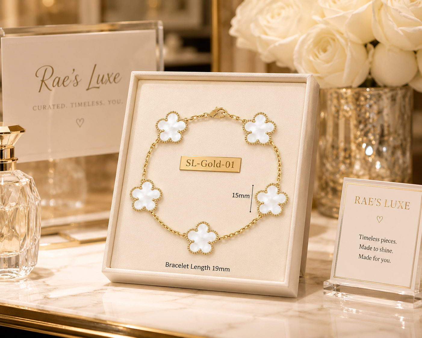 Luxe Clover Braclet