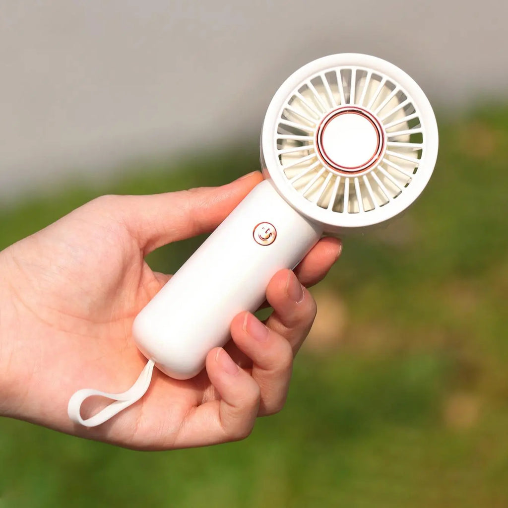 Portable Handheld Fan, Handheld Cooling Fan, 1 Count USB Rechargeable 3-Speed Mini Fan, Small Personal Fan for Women'S Makeup, Student Carry Fan, Outdoor, Travel, Office and Bedroom